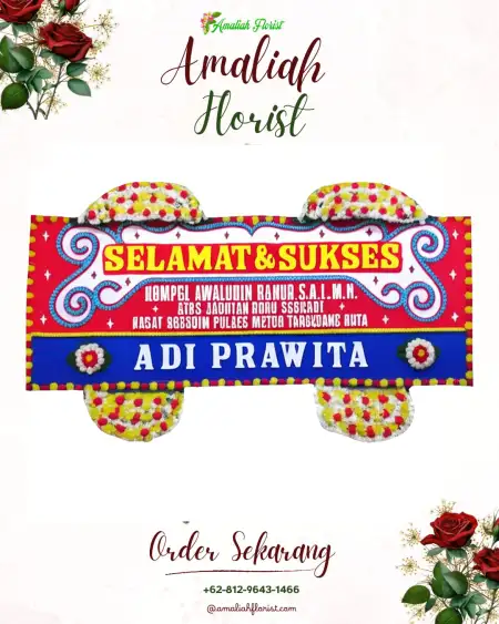 Papan Bunga Ucapan Selamat Pekuwon